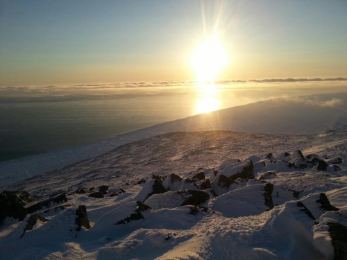 2 May 2013 view from atop Cape Mountain looking northwest