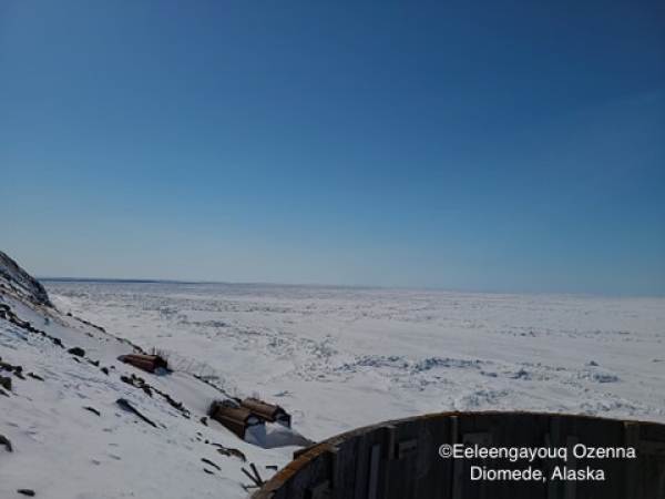 Ice conditions in Diomede - view 1.