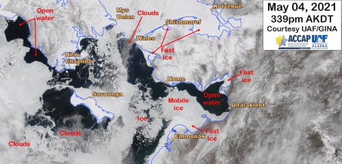 Annotated satellite image from Rick Thoman, ACCAP.