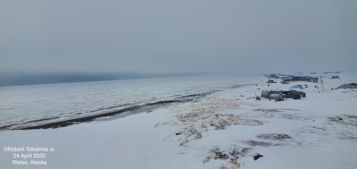 Nearshore ice conditions in Wales - view 2.