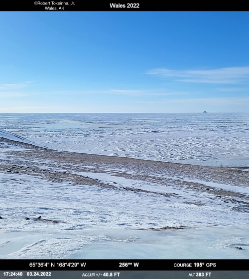 Weather and sea ice conditions in Wales - view 2.