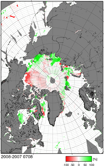 Chukchi, Laptev Seas and Beaufort Seas.