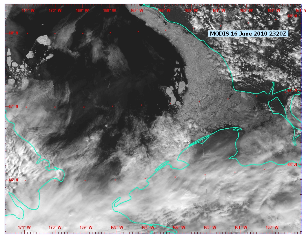 Remote sensing data closeup