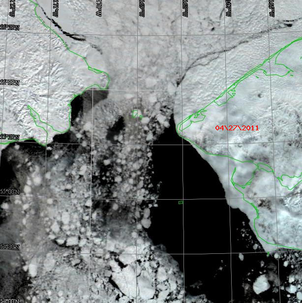 Bering Strait Closeup