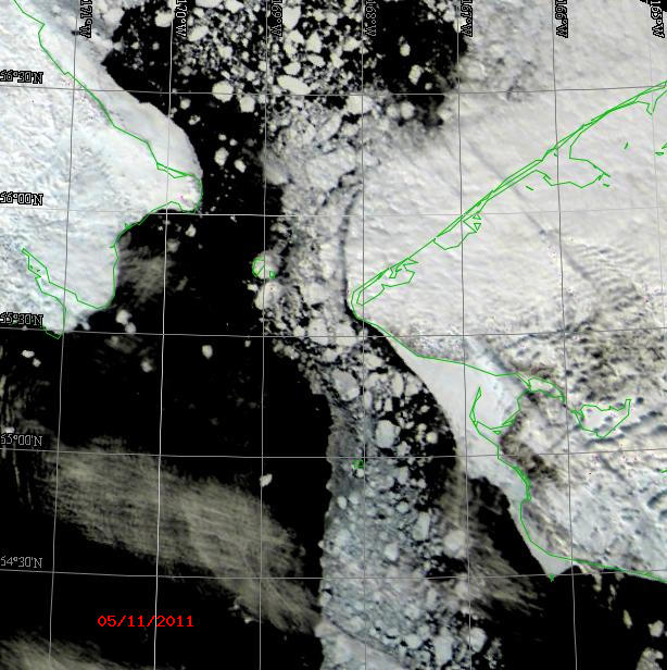 Bering Strait Closeup