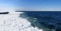 8 May 2014 - Ice edge at Shishmaref’s boat launch.